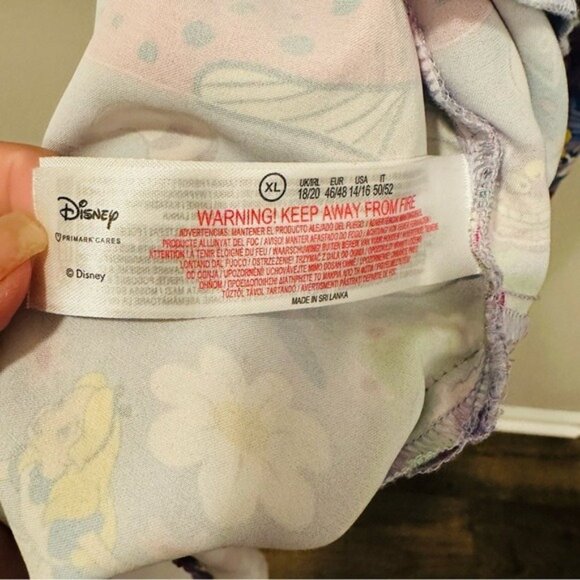 Disney Alice in Wonderland Kimono Robe XL Lavender Mushrooms Fairycore - Picture 13 of 15